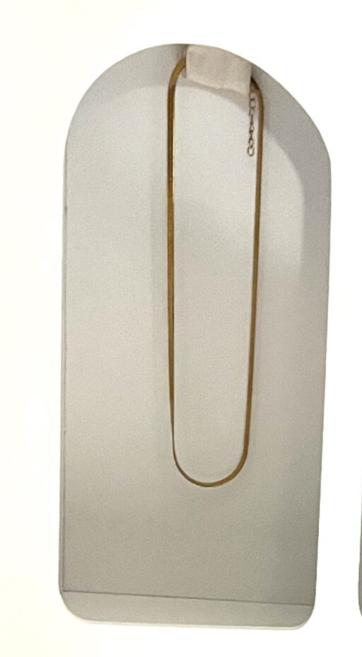 Collier maille plate