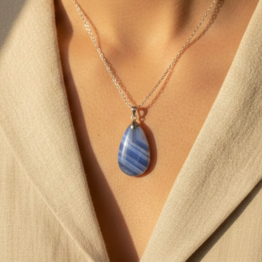 Agate bleue