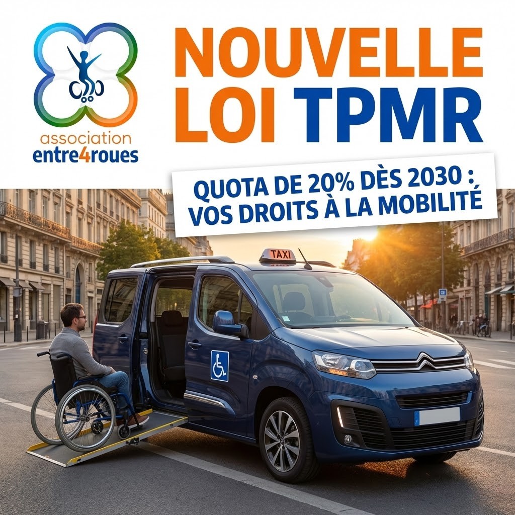 Taxis PMR et JO 2030 : Vers un quota de 20% de véhicules adaptés ?